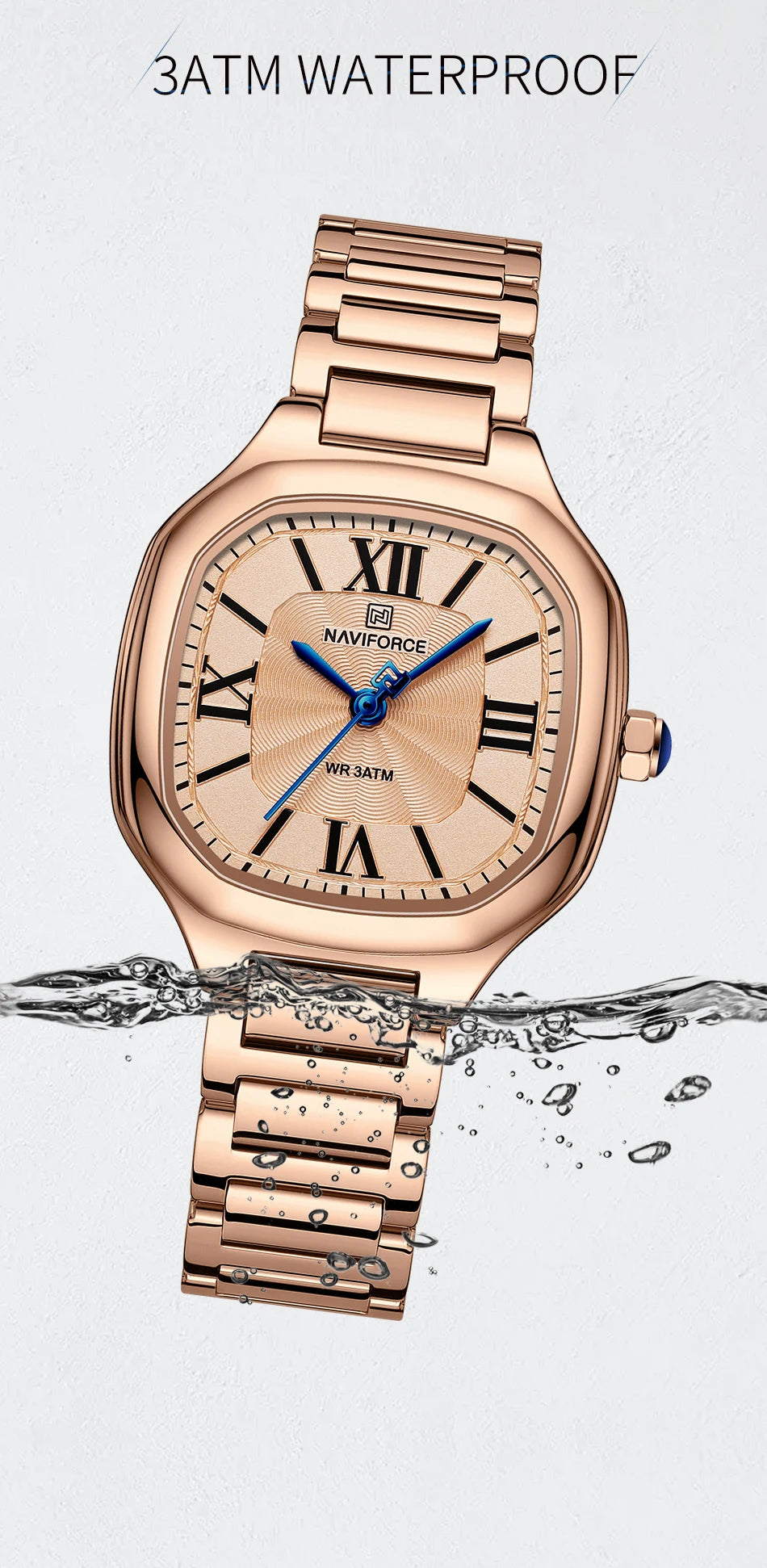 NAVIFORCE Lover’s Watch for Men and Women Casual Fashion Dress Wristwatch Waterproof Date Clock Couple Watch Gifts Set for Sale