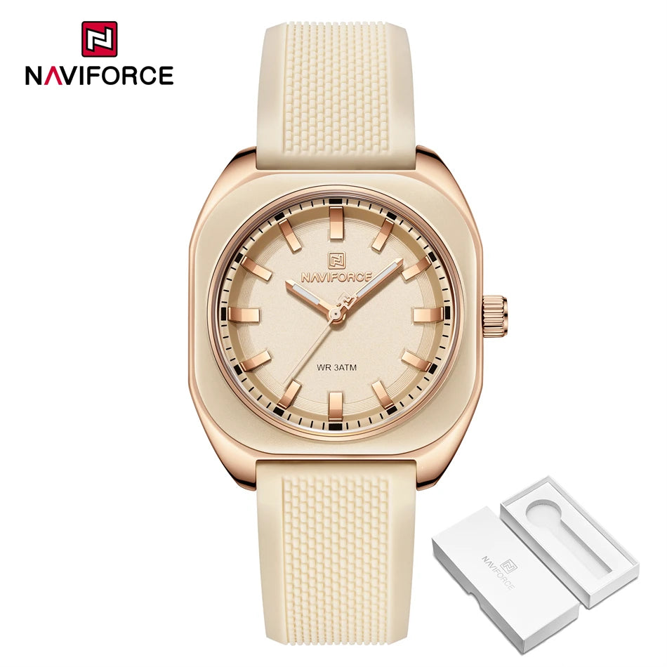 NAVIFORCE Elegant Watch For Women Fashion Quartz Wristwatch Woman Watches Ladies Festival Valentine's Day Gift Clock Reloj Mujer