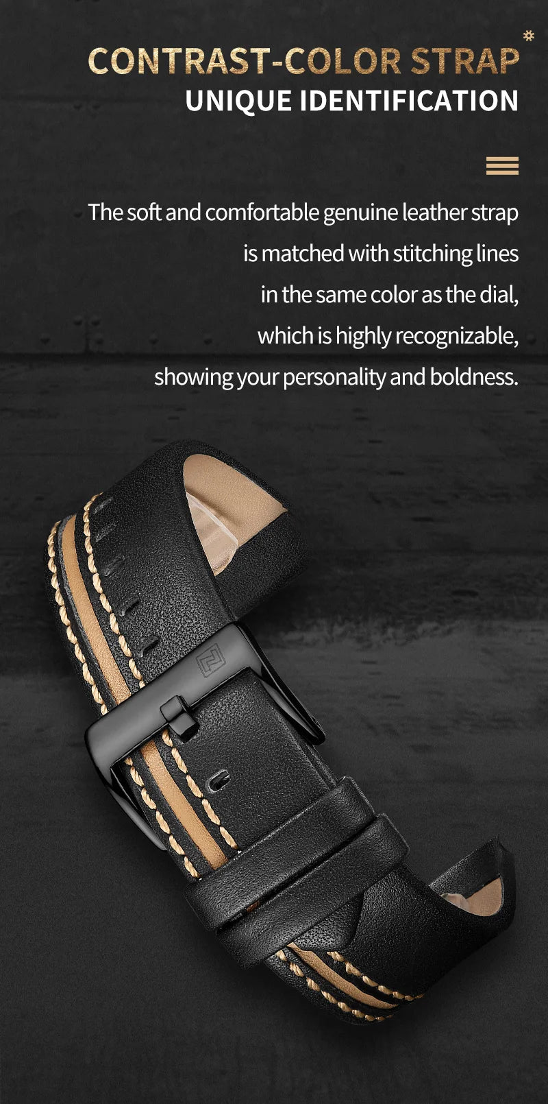 Men's Watches NAVIFORCE Brand Luxury Quartz Watch Man Leather Sport Wristwatches Waterproof Male Clock With Box Set For Sale