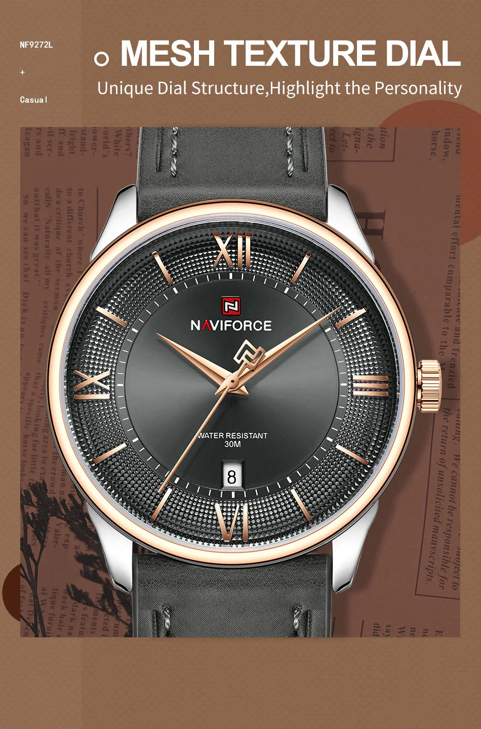 NAVIFORCE 2025 High Quality Men's Luxury Quartz Wristwatch Sports Date Waterproof Fashion Clock Top Brand Male Relogio Masculino