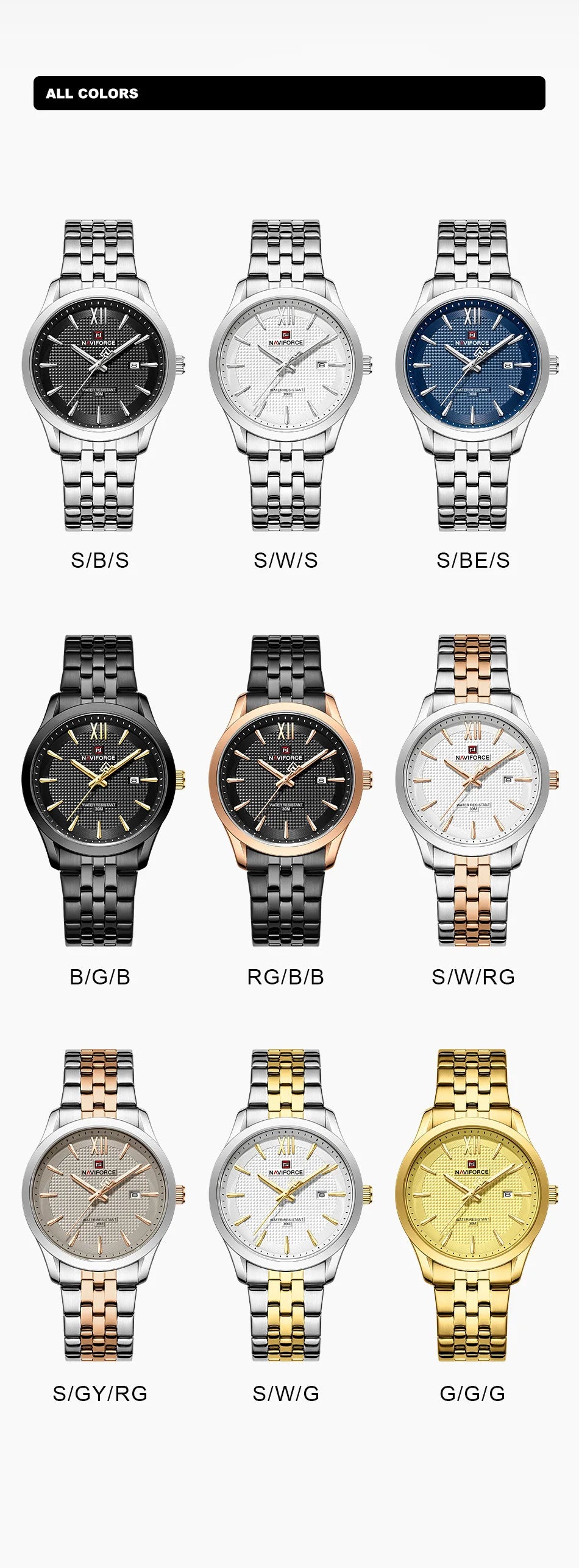 New Style NAVIFORCE Ultra Thin 9mm Minimalist Fashion Quartz Watch for Men Steel Band Auto Date Male Waterproof GIft Wristwatch