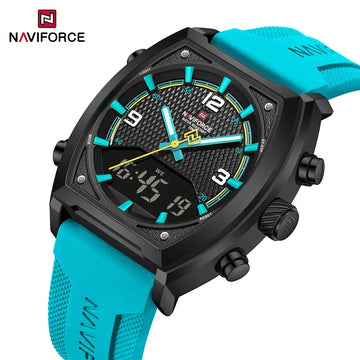 NAVIFORCE Digital Men Military Watch Waterproof Wristwatch Quartz Clock Sports Big Watches Man Dual Display Relogios Masculino