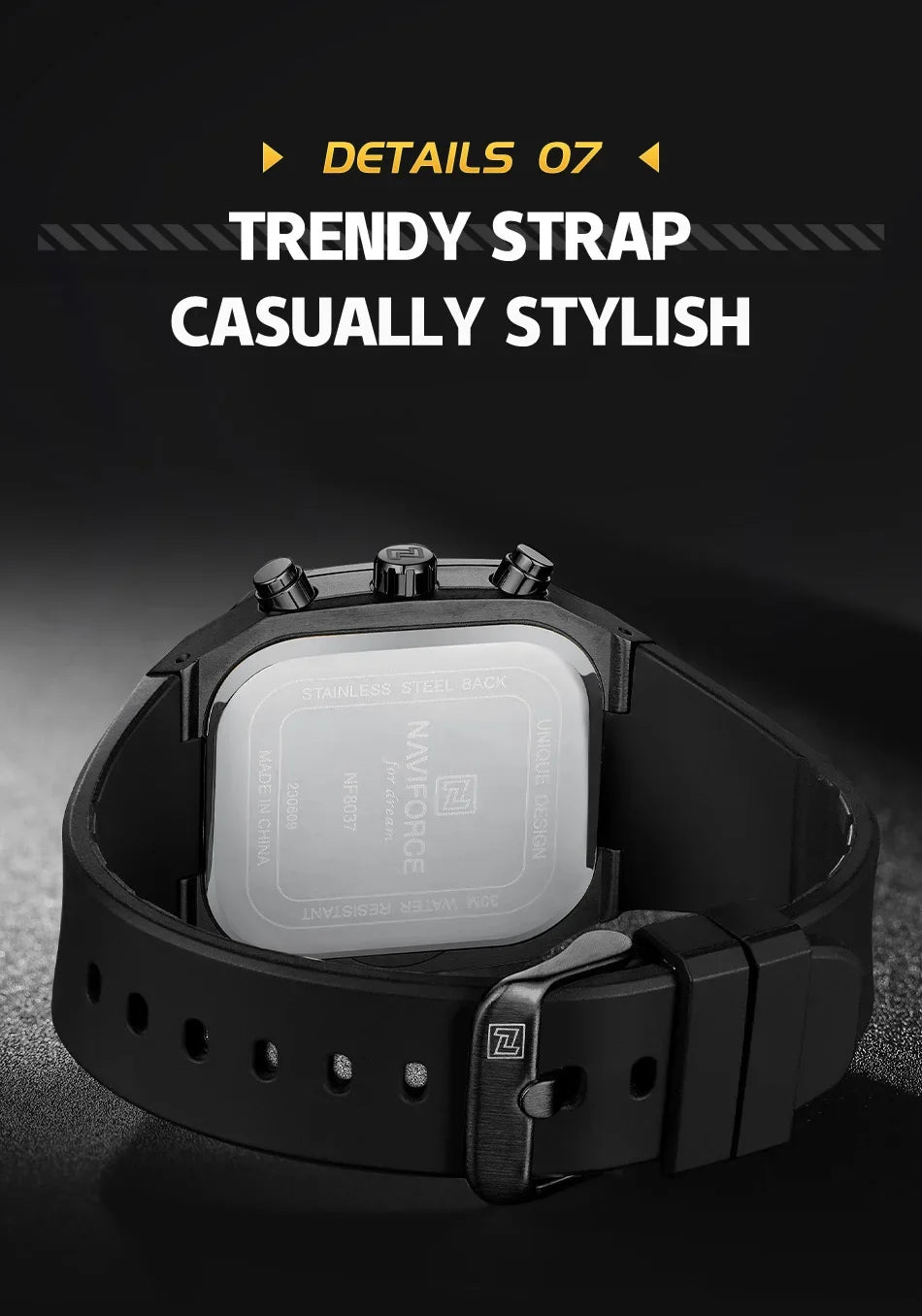 NAVIFORCE Brand New Men's Watches Luxury Date  Luminous Clock Chronograph Quartz Wristwatches Waterproof Relogio Masculino Gifts