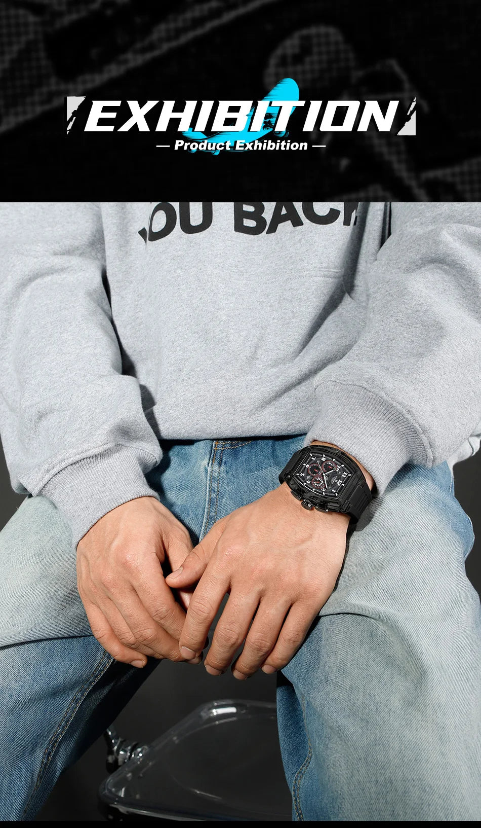NAVIFORCE Men Fashion Watches Quartz Multifunction Chronograph 50M Waterproof Clock Silicone Strap Male Outdoor Sport Wristwatch