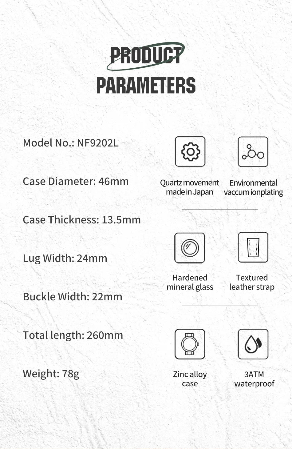 NAVOFORCE 2022 New Watch Men Leather Men's Casual Business Male Watch Waterproof Sport Wristwatch Hot Sale Relogio Masculino