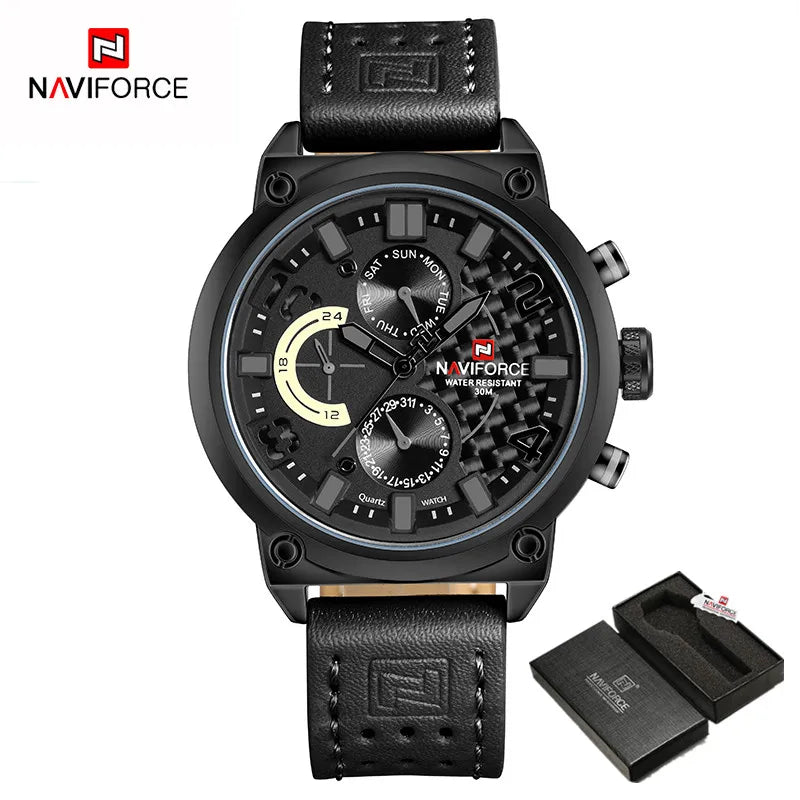 NAVIFORCE Watches Men Luxury Brand Quartz Watch Fashion Chronograph Watch Reloj Hombre Sport Clock Male Hour Relogio Masculino