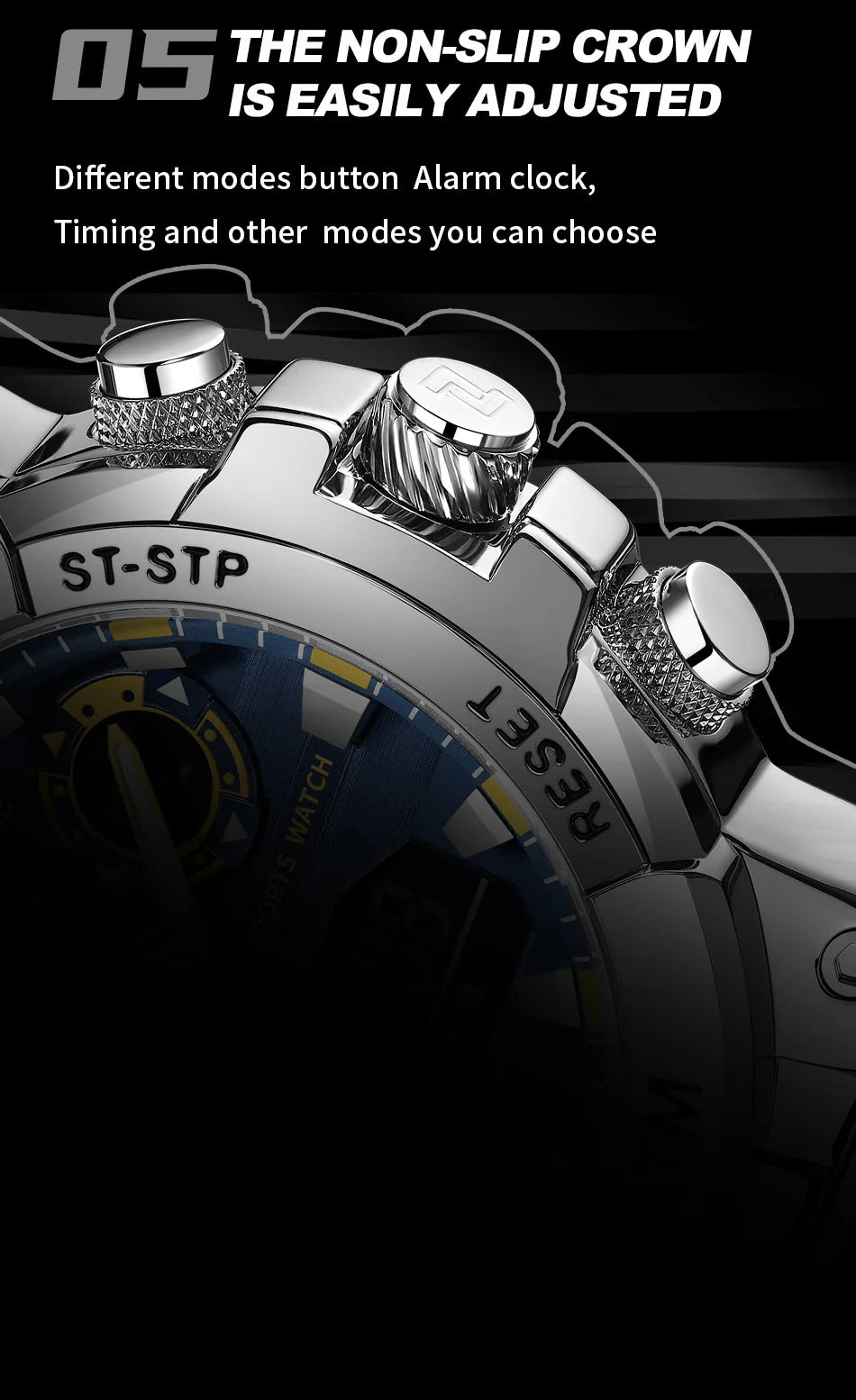 NAVIFORCE Men Military Watch Waterproof Wristwatch Dual Display Quartz Clock Sport Watch Male Big Watches Men Relogios Masculino