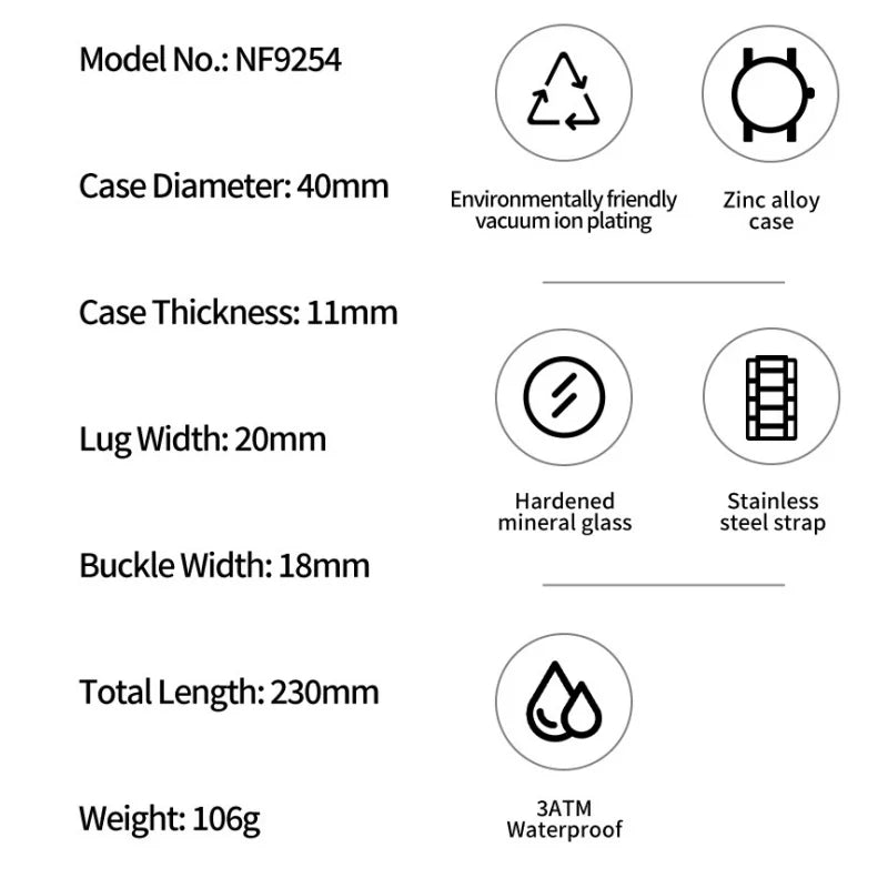 NAVIFORCE Original Watches for Men Quartz Waterproof Calendar Clock Steel Strap Military Luxury Sports Male Wristwatch Gift Box