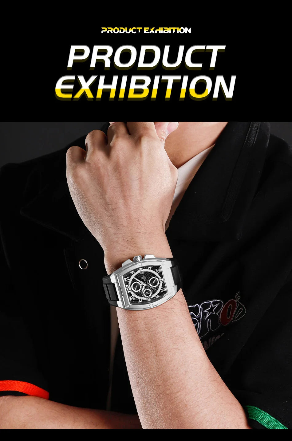 NAVIFORCE Watch for Men Waterproof Luxury Business Sport Casual Wristwatch Clock Mens Multifunction Chronograph Silicone Watches