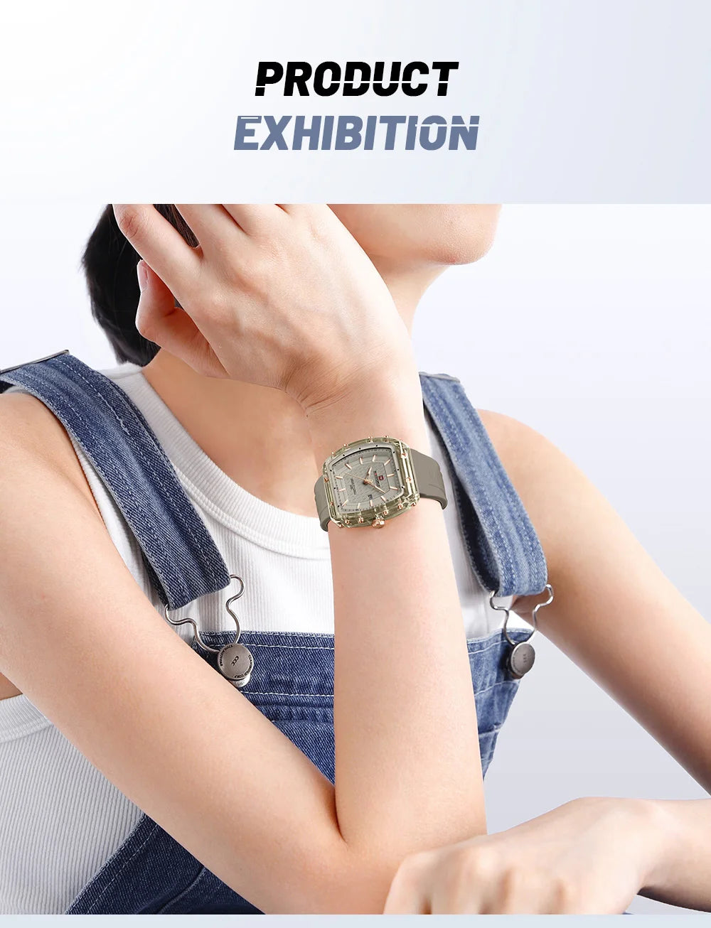NAVIFORCE Ladies Wristwatches Fashion Comfortable Silicone Strap Date Women's Watches Quality Waterproof Female Luminous Clock