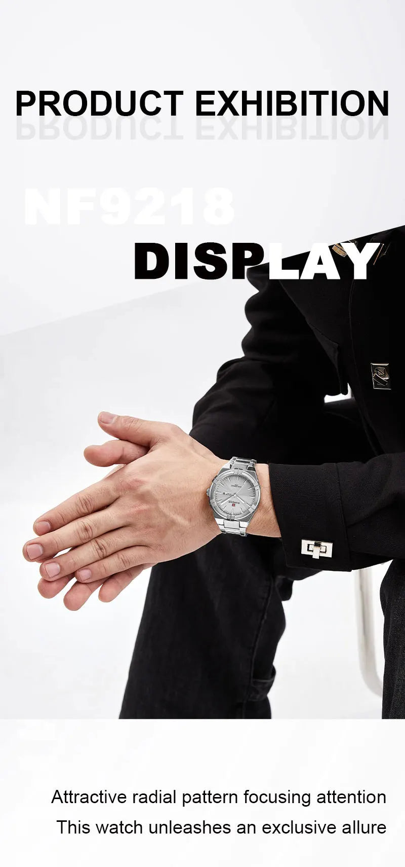 2023 Top Brand NAVIFORCE Men's Watches Fashion Casual Quartz Wristwatch Stainless Steel Waterproof Clock Relogio Masculino