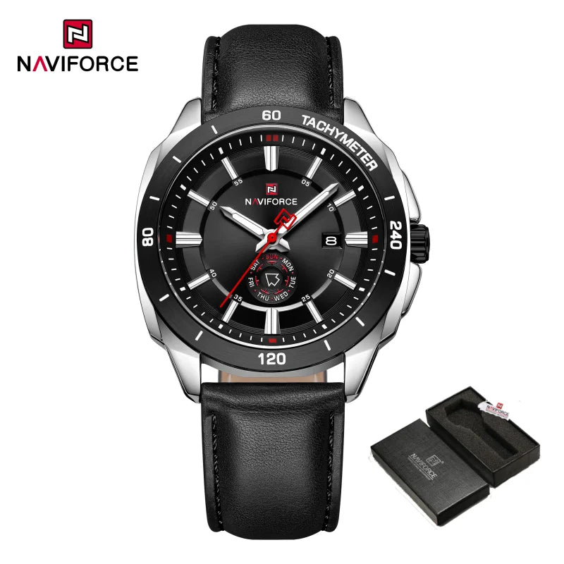 Relogo Masculino NAVIFORCE Business Watch Men Outdoor Casual 3ATM Waterproof Man Wristwatches Top Brand Luxury Boy GIft Watches