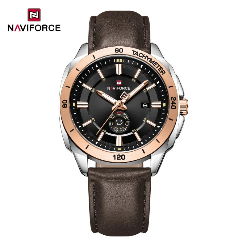 Relogo Masculino NAVIFORCE Business Watch Men Outdoor Casual 3ATM Waterproof Man Wristwatches Top Brand Luxury Boy GIft Watches