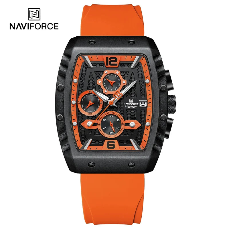 2024 Top Brand NAVIFORCE New Men Luxury Watches Chronograph Sport Quartz Wristwatch Waterproof Luminous Date Clock Reloj Hombre
