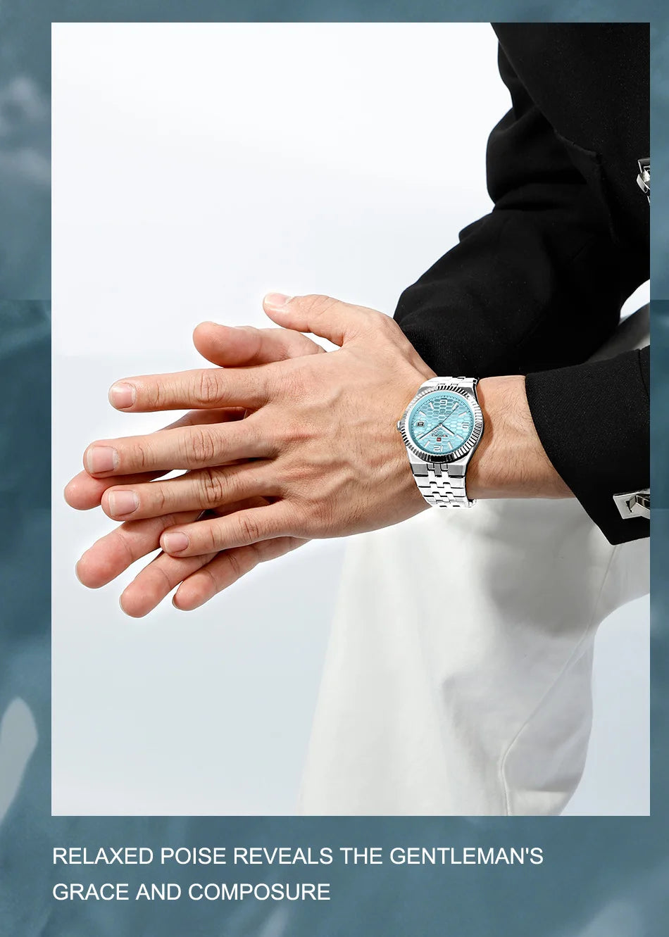 NAVIFORCE Men's Watch Quartz Date Display 30M Waterproof Luminous Stainless Steel Male Trendy Luxury Wristwatch Relogio Masculin