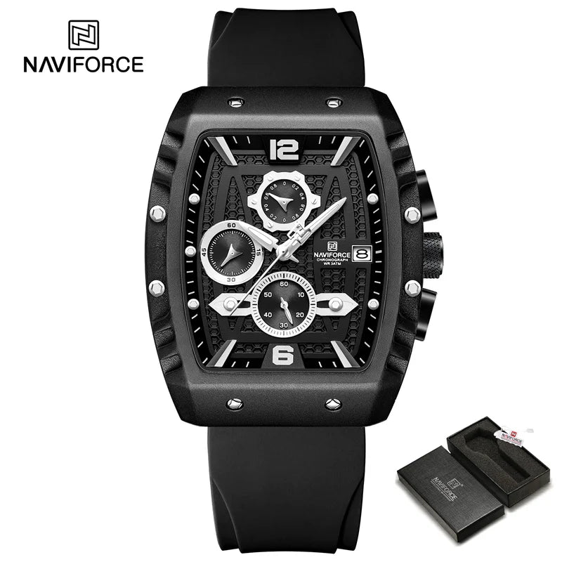 2024 Top Brand NAVIFORCE New Men Luxury Watches Chronograph Sport Quartz Wristwatch Waterproof Luminous Date Clock Reloj Hombre