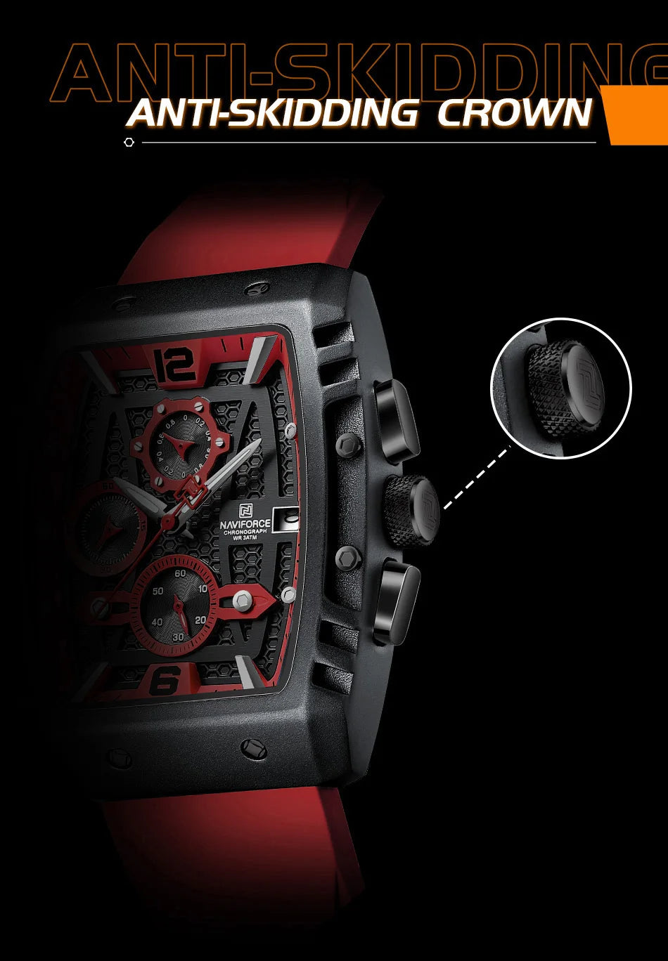 2023 Top Brand NAVIFORCE New Men's Luxury Watches Casual Sport Quartz Wristwatches Business Male Waterproof Chronograph Clock