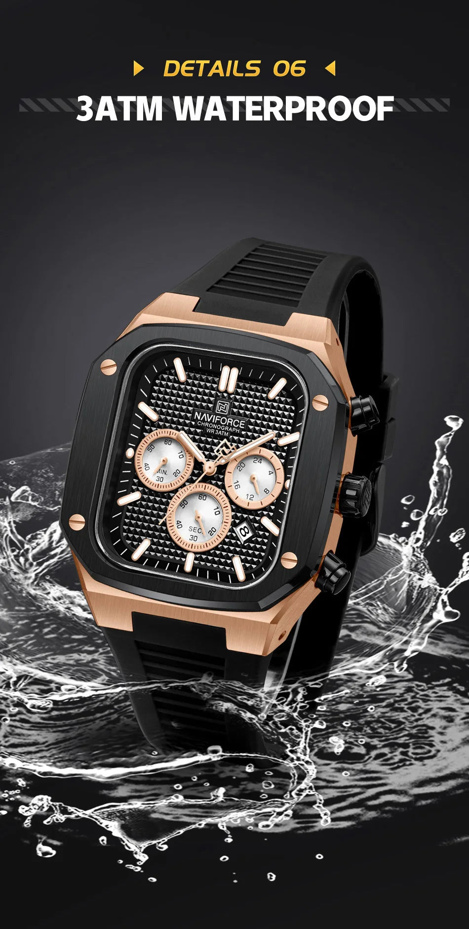 NAVIFORCE Lover’s Watch for Men and Women Casual Fashion Dress Wristwatch Waterproof Date Clock Couple Watch Gifts Set for Sale