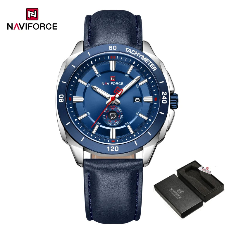 Relogo Masculino NAVIFORCE Business Watch Men Outdoor Casual 3ATM Waterproof Man Wristwatches Top Brand Luxury Boy GIft Watches