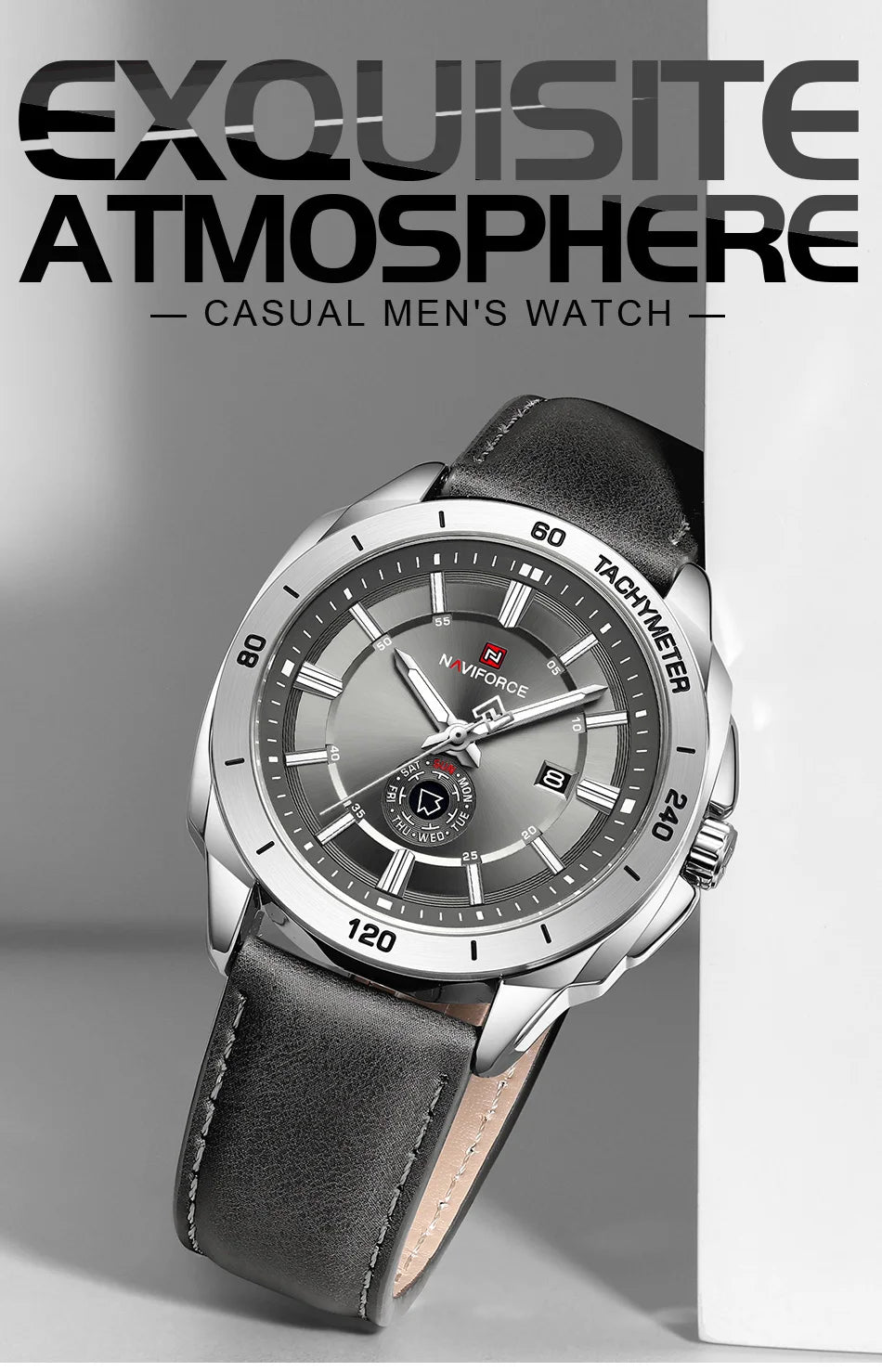 Relogo Masculino NAVIFORCE Business Watch Men Outdoor Casual 3ATM Waterproof Man Wristwatches Top Brand Luxury Boy GIft Watches