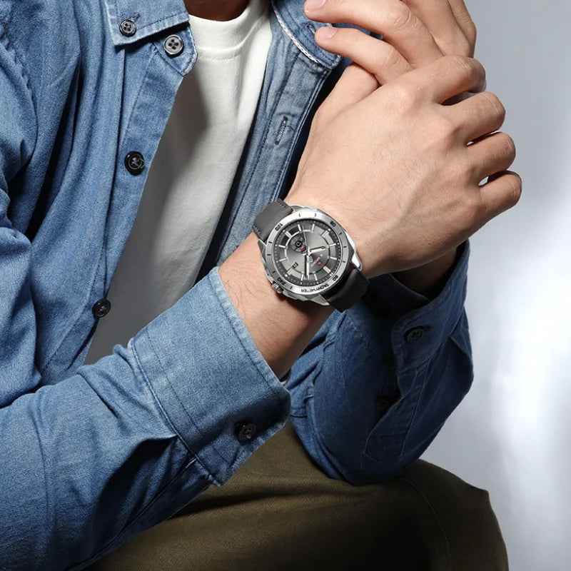 Relogo Masculino NAVIFORCE Business Watch Men Outdoor Casual 3ATM Waterproof Man Wristwatches Top Brand Luxury Boy GIft Watches