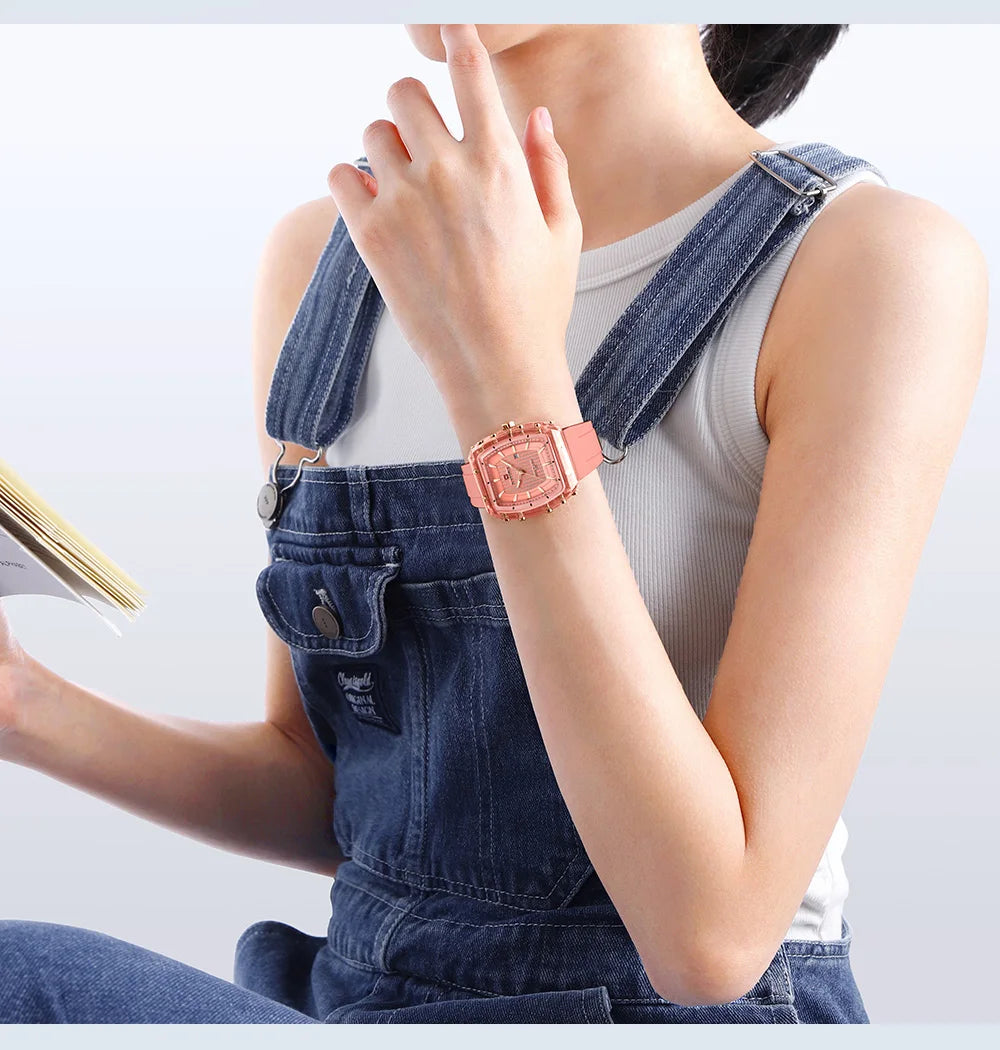 NAVIFORCE Women Watch Luxury Brand Fashion Simple Quartz Calendar Ladies Watch Waterproof Wristwatch Lady Clock Relogio Feminino