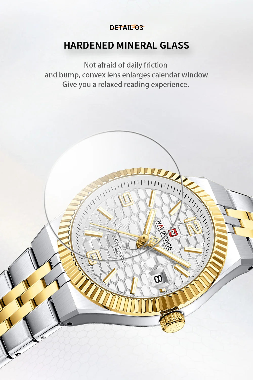 NAVIFORCE Women Watches Quartz Wristwatch Waterproof High Quality Ladies Steel Bracelet Female Romantic Stylish Business Clock