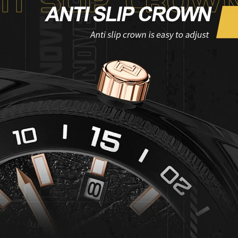 NAVIFROCE Classic Men's Watches Luminous Points Sports 50M Waterproof Watch Calendar Quartz Clock Men's Gift Relogio Masculino