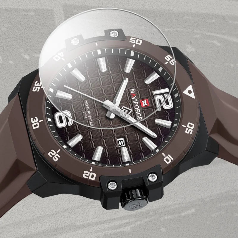 NAVIFORCE Brand New Men's Luxury Watches High Quality Business Quartz Wristwatch Auto Date Waterproof Clock Relogio Masculino