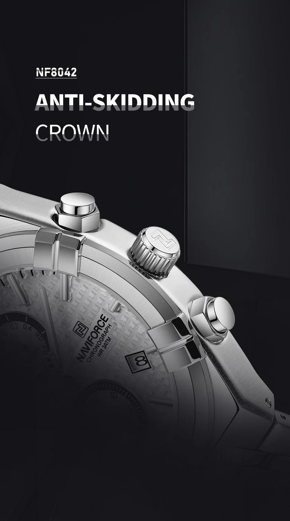 NAVIFORCE Original Men's Watches Waterproof Classics Quartz Wristwatches Stainless Steel Luminous Chronograph Clock 2023 Trend