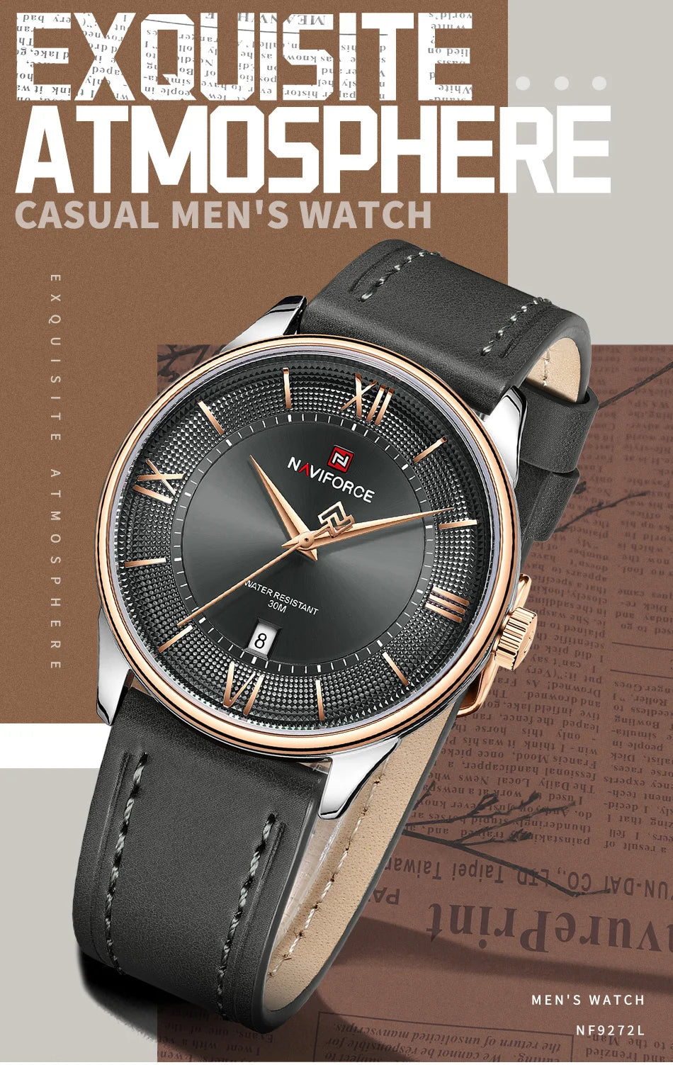 NAVIFORCE 2025 High Quality Men's Luxury Quartz Wristwatch Sports Date Waterproof Fashion Clock Top Brand Male Relogio Masculino