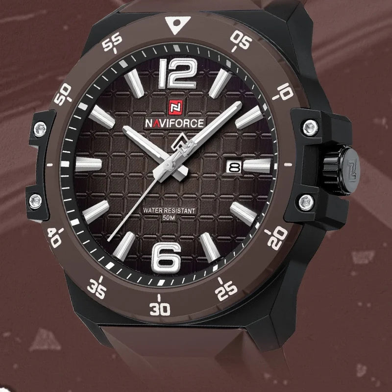 NAVIFORCE Brand New Men's Luxury Watches High Quality Business Quartz Wristwatch Auto Date Waterproof Clock Relogio Masculino