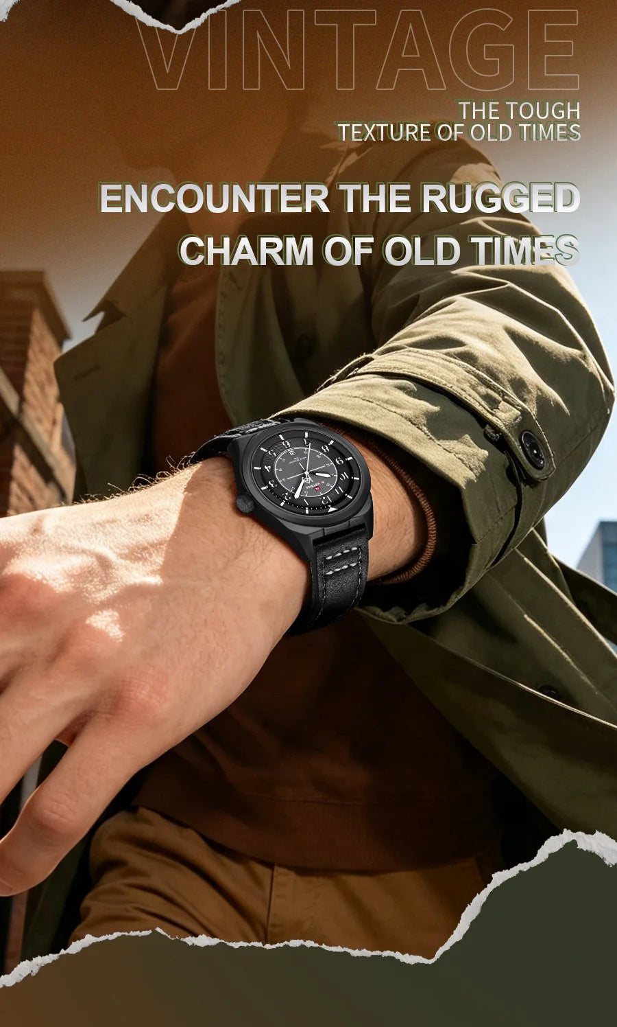 NAVIFORCE Simple Men Quartz Calendar Watch 3ATM Waterproof Genuine Leather Strap Business Casual Fashion Mature Style Wristwatch