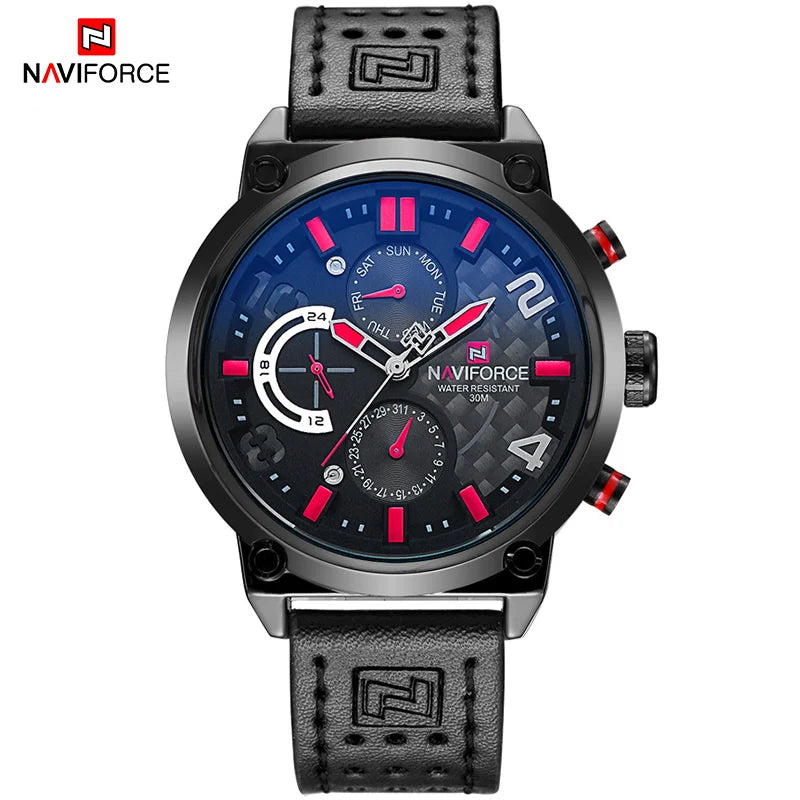 NAVIFORCE Watches Men Luxury Brand Quartz Watch Fashion Chronograph Watch Reloj Hombre Sport Clock Male Hour Relogio Masculino