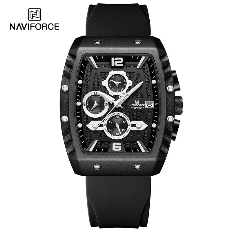 2024 Top Brand NAVIFORCE New Men Luxury Watches Chronograph Sport Quartz Wristwatch Waterproof Luminous Date Clock Reloj Hombre