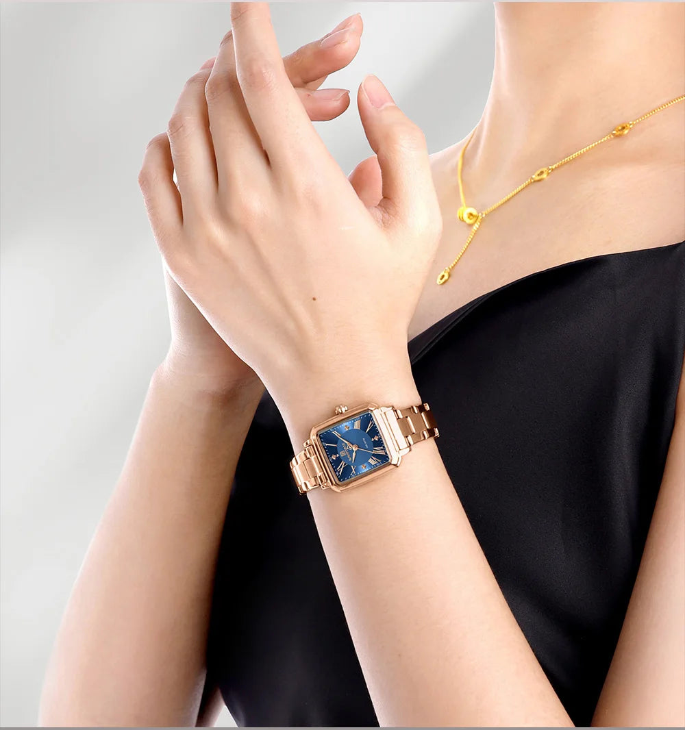 NAVIFORCE Women Watches Fashion Clock Stainless Steel Luxury Watch Simple Business Waterproof Wriswatch Ladies Relogio Feminino