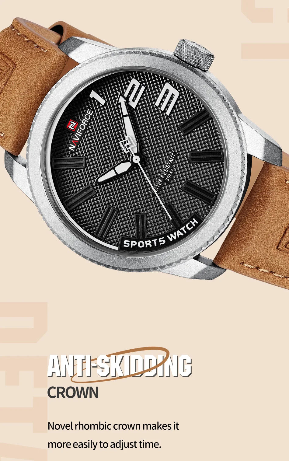 100% Original NAVIFORCE Watch For Men 2022 New Quartz Sport Waterproof Clock Fashion Luxury High Quality Male Leather Wrist Watc