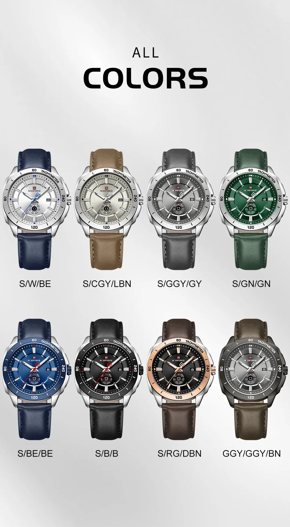 Relogo Masculino NAVIFORCE Business Watch Men Outdoor Casual 3ATM Waterproof Man Wristwatches Top Brand Luxury Boy GIft Watches