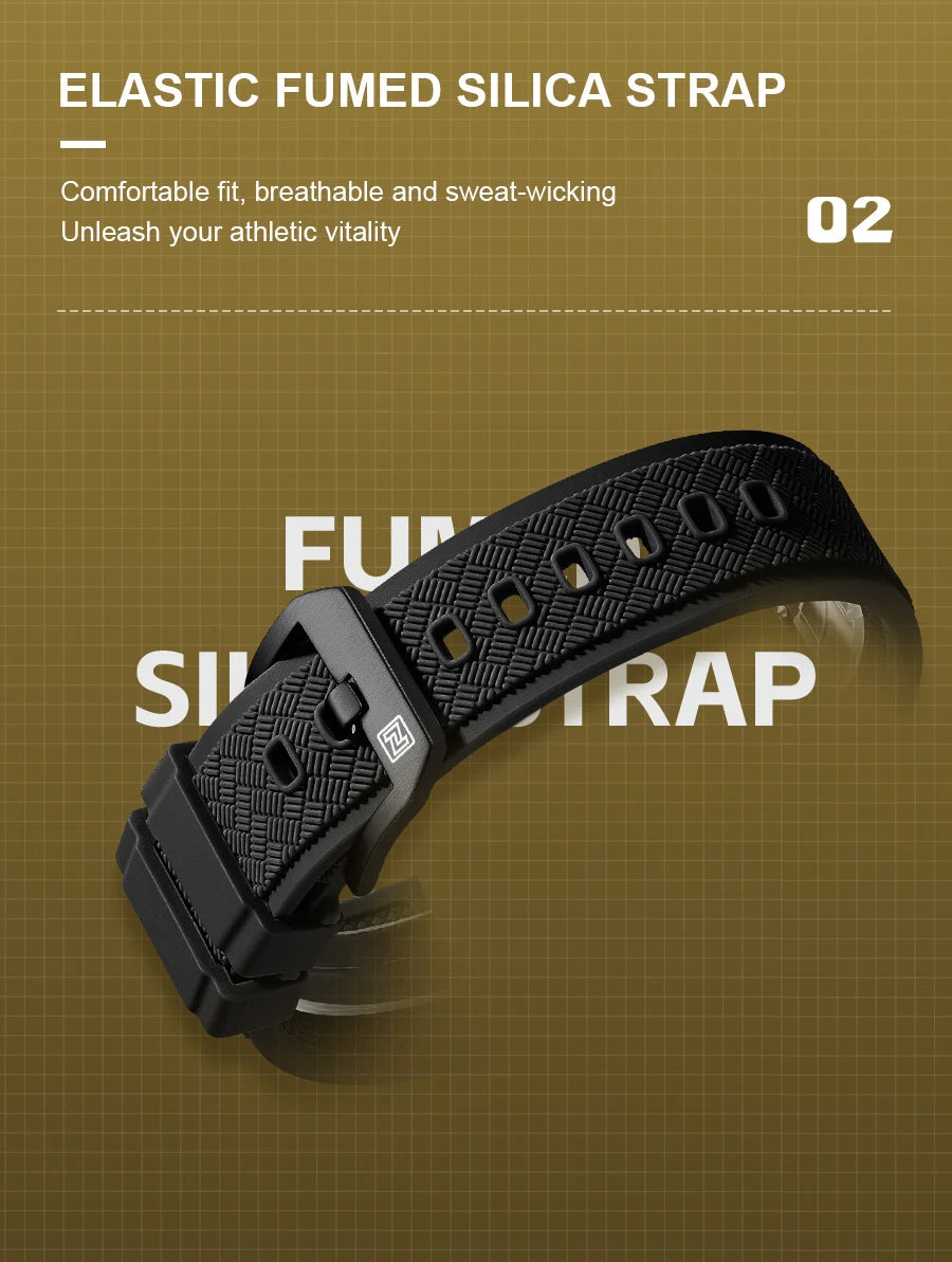 NAVIFORCE Men's Watch 30M Waterproof Quartz Calendar Silicone Strap Luminous Casual Sport Simple Fashion Man Wristwatch Gift Box