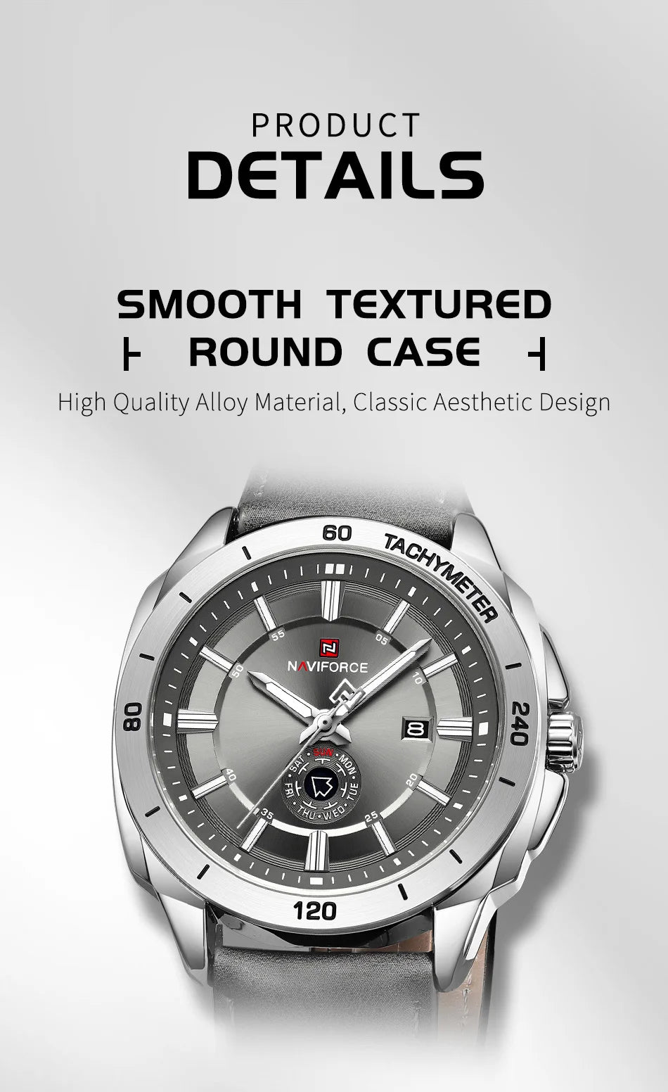 Relogo Masculino NAVIFORCE Business Watch Men Outdoor Casual 3ATM Waterproof Man Wristwatches Top Brand Luxury Boy GIft Watches