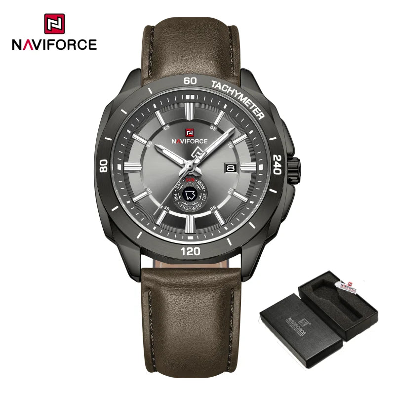 Relogo Masculino NAVIFORCE Business Watch Men Outdoor Casual 3ATM Waterproof Man Wristwatches Top Brand Luxury Boy GIft Watches