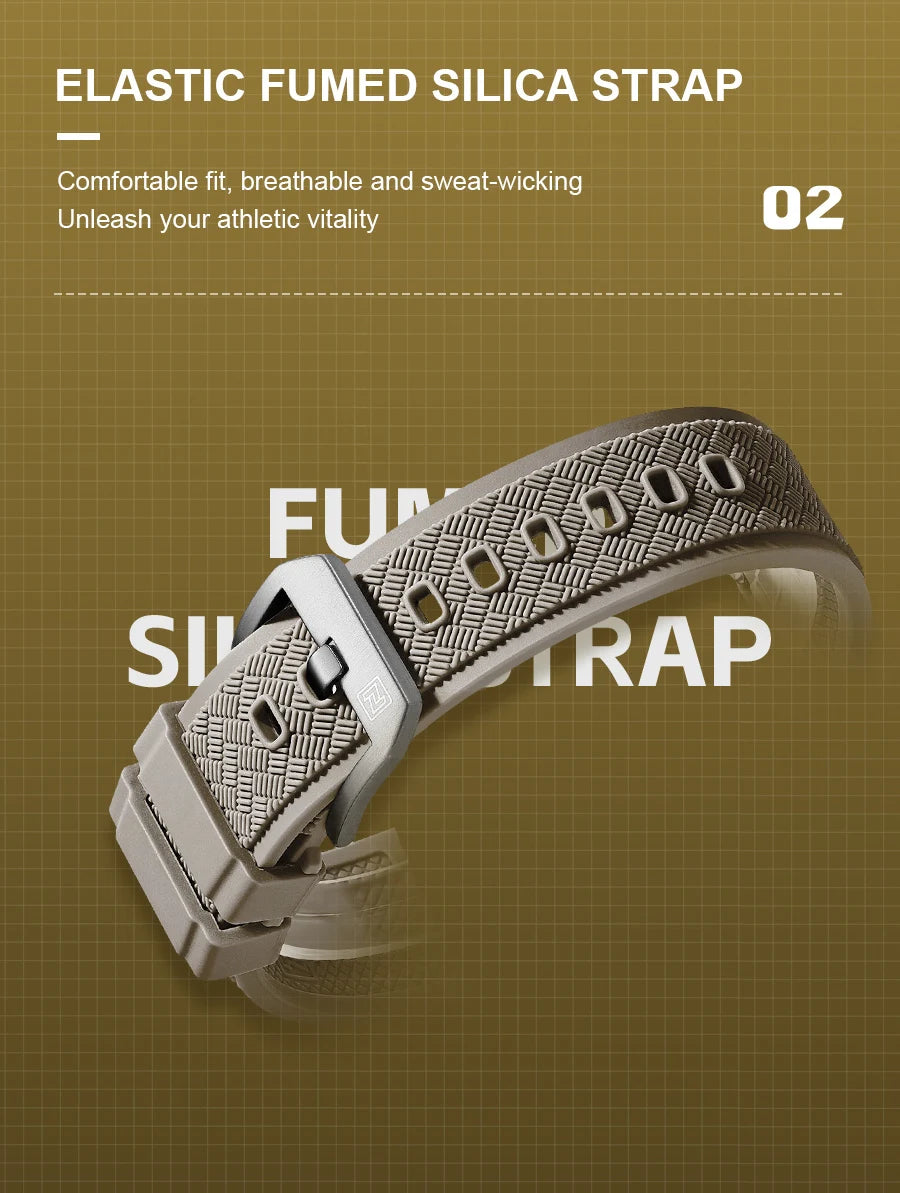 NAVIFORCE Men Quartz Watch 30M Waterproof Sports Luminous Wristwatch Fashion Silicone Strap Daily Casual Watches Reloj Hombre