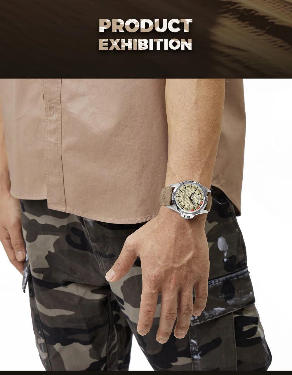 Naviforce Brand Sports Men Watches Leather Band Male 30m Waterproof Military Wristwatch Quartz Date Clock Relogio Masculino 2023